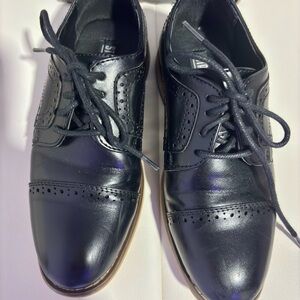 Stacy Adams Black Oxford Kid Shoes - Boy